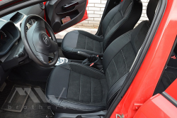 Set coprisedili su misura per Opel Corsa D (2006-2014) 5 porte, Leather style