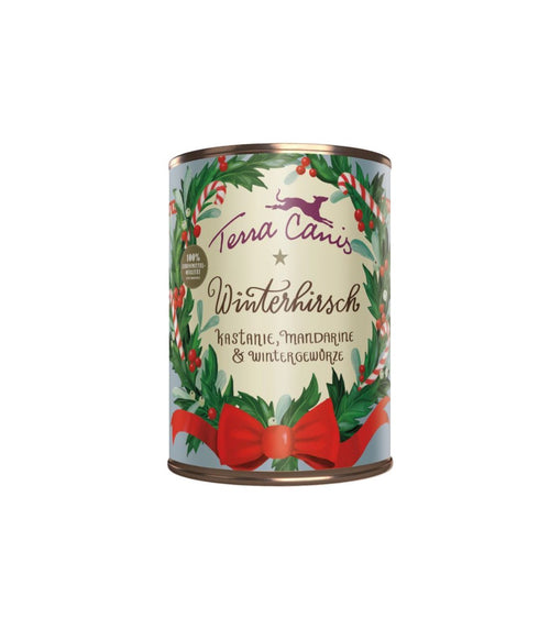 Terra Canis Cervo con castagna, mandarino e spezie invernali 400 gr