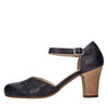 JP/DAVID Scarpe con Tacco Blu da donna