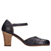 JP/DAVID Scarpe con Tacco Blu da donna