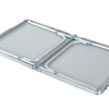 Tavolo Pieghevole Campeggio PicNic 120x60 H 55-70cm con 4 Sgabelli Alluminio