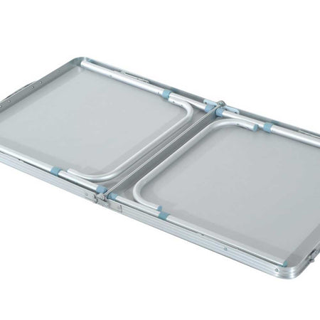 Tavolo Pieghevole Campeggio PicNic 120x60 H 55-70cm con 4 Sgabelli Alluminio
