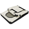 Borsa Trasportino Animali Domestici Pieghevole 60x42 H 44cm Cani e Gatti Beige