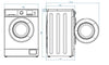 SanGiorgio Lavatrice Slim SLIM-FS712D 7kg 1200 giri Classe B Carica Frontale Bianco