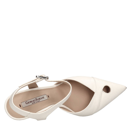 GIORGIO FABIANI Scarpe con Tacco Bianco da donna