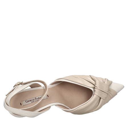 GIORGIO FABIANI Scarpe con Tacco Beige da donna