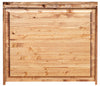 Biscottini Inginocchiatoio in legno massello di tiglio finitura naturale L60xPR47xH96 cm. Made in Italy