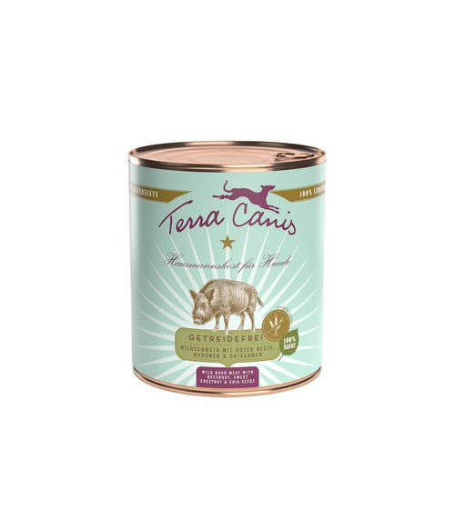 Terra Canis grain-free Cinghiale con castagna, barbabietola e semi di chia 400 gr