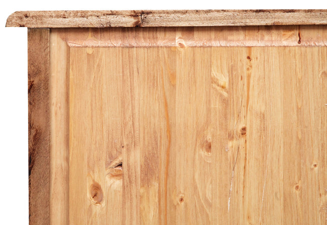 Biscottini Inginocchiatoio in legno massello di tiglio finitura naturale L60xPR47xH96 cm. Made in Italy