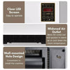 TERMOVENTILATORE RISCALDATORE CONDIZIONATORE PORTATILE DA PARETE VENTILATORE