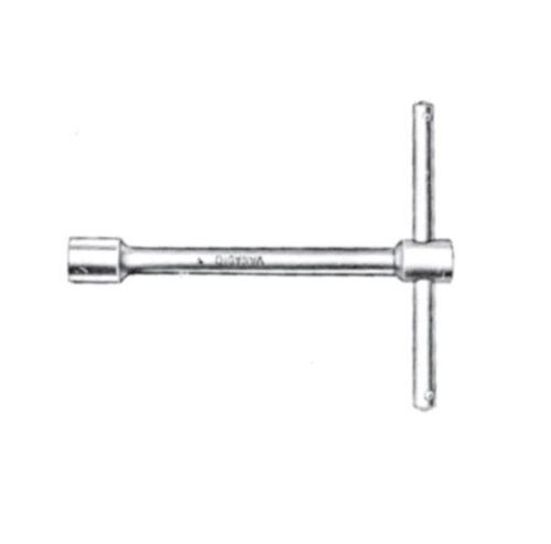 ORECA-CHIAVE A T BOCCA ESAGONALE MODELLO CORTO mm 6 CROMATE