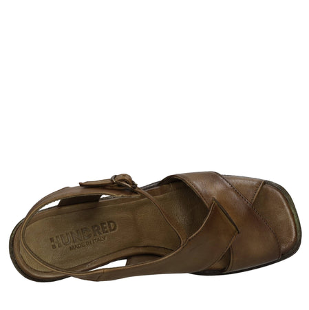 HUNDRED 100 Sandali Marrone da donna