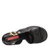 HUNDRED 100 Sandali Nero da donna