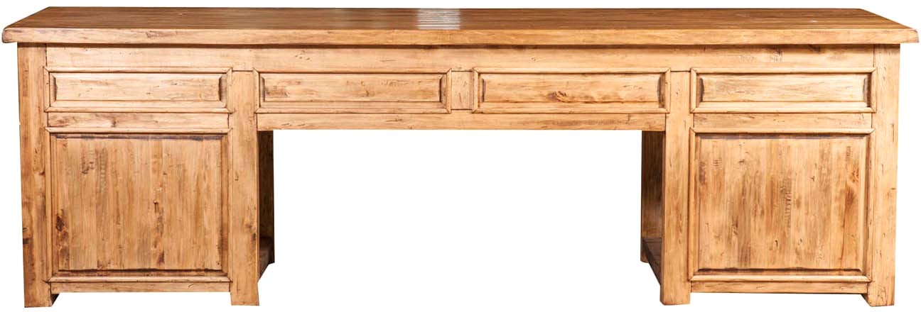 Biscottini Biscottini Bancone Country legno massello tiglio naturale 300x90x97 Made in