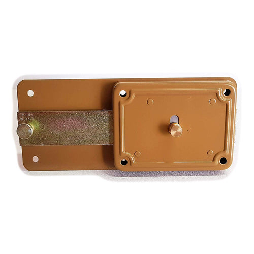 Facchinetti serratura a spingere destra 50mm ferroglietto cilindro fisso 6 mandate senza scrocco