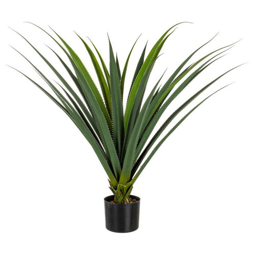 Pianta artificiale Ruscaceae da 28 foglie, con vaso in plastica, 90 cm
