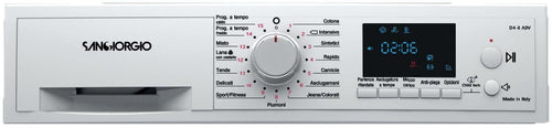 SanGiorgio SDR9I Asciugatrice 9kg A+++ Pompa di Calore Inverter Carica Frontale Bianco