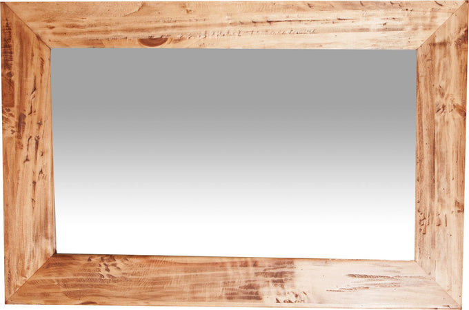 Biscottini Specchiera Muro Rettangolare 60x3x90 Tiglio Naturale Biscottini Made Italy