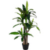 Pianta Artificiale decorativa da interno ed esterno Dracanea con vaso h 110