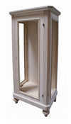 MOBILI 2G - VETRINA 1 ANTA IN LEGNO GREZZO L.60 P.40 H.131 (1102)