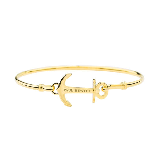 PAUL HEWITT - Bracciale Anchor cuff Golden