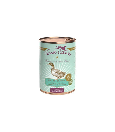 Terra Canis grain-free Anatra con zucca, fragola e sambuco 400 gr