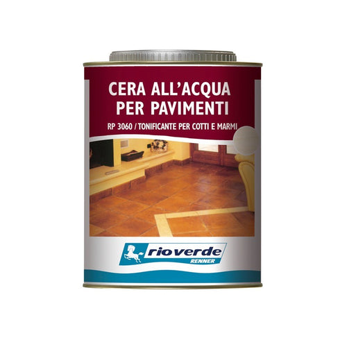 Renner RP 3060 750ml cera tonificante all'acqua per pavimenti in cotto e marmo