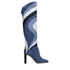SKORPIOS Maison Stivali Blu da donna