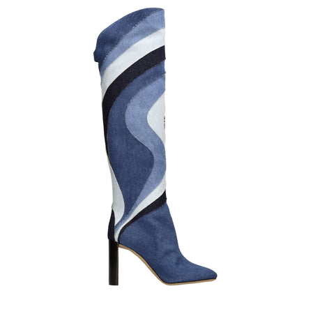 SKORPIOS Maison Stivali Blu da donna