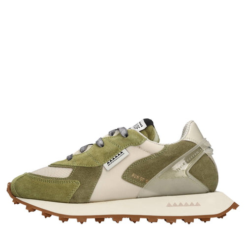 RUN OF Sneakers Verde da donna
