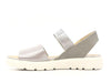 GEOX Sandalo donna grigio lucido D AMALITHA F