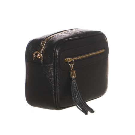 Massi - Borsa da Donna Nera In Vera Pelle