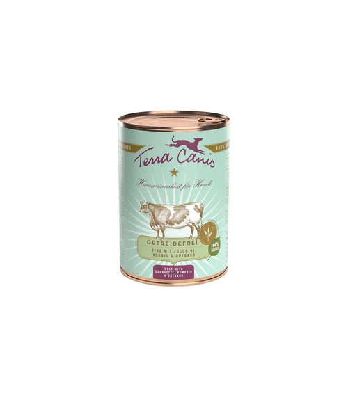 Terra Canis grain-free Manzo con zucchino, zucca e origano 400 gr