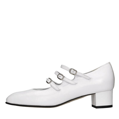 CAREL Scarpe con Tacco Bianco da donna