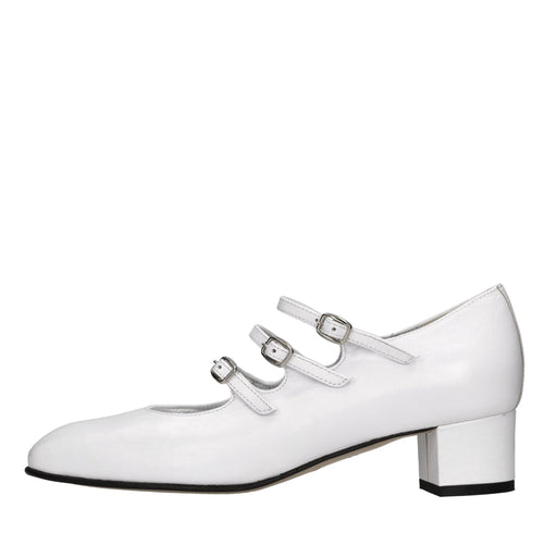 CAREL Scarpe con Tacco Bianco da donna