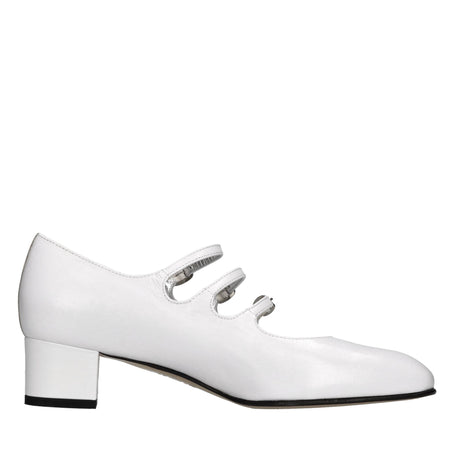 CAREL Scarpe con Tacco Bianco da donna