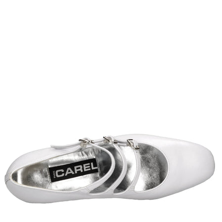 CAREL Scarpe con Tacco Bianco da donna