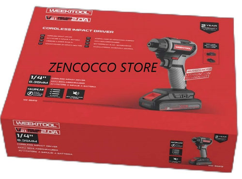 AVVITATORE A IMPULSI 2 BATTERIE max 21V 2.0Ah caricabatterie e custodia NW-S5213