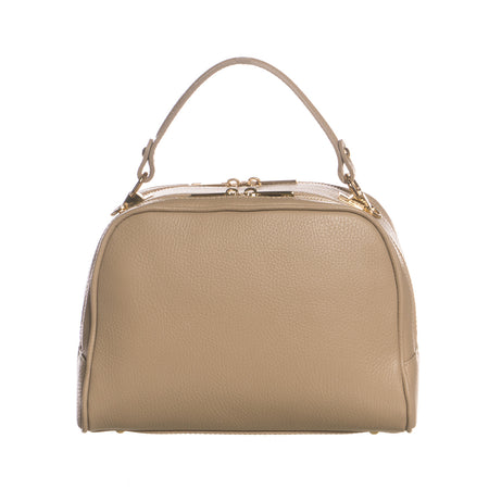 Praga - Borsa da Donna Nude In Vera Pelle