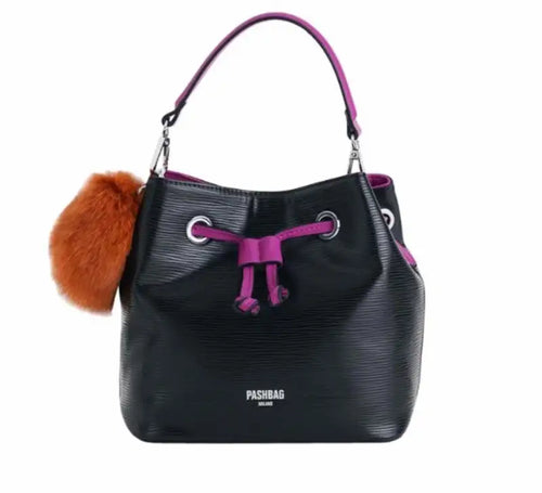 16243-VIB-W4M Secchiello Pash Bag Nero 0000000409 - UNICA / Nero - Secchiello