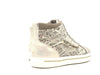NERO GIARDINI Sneakers alta bambina Luxury Champagne platino