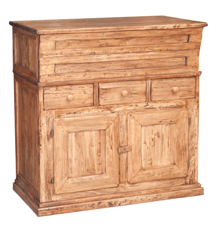 Biscottini Biscottini Madia Legno Massello Tiglio Naturale 100x55x101 Mobile Country