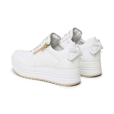 SNEAKERS DONNA IN PELLE NEROGIARDINI