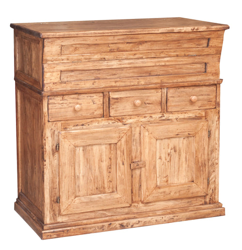 Biscottini Biscottini Madia Legno Massello Tiglio Naturale 100x55x101 Mobile Country