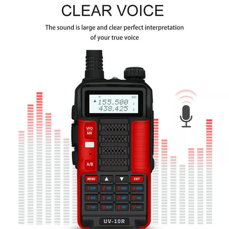 RADIO BAOFENG UV-10R RICETRASMITTENTE VHF/UHF Dual Band 136-174 MHZ400-520