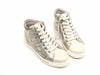 NERO GIARDINI Sneakers alta bambina Luxury Champagne platino
