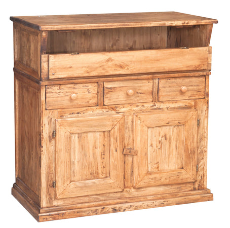 Biscottini Biscottini Madia Legno Massello Tiglio Naturale 100x55x101 Mobile Country