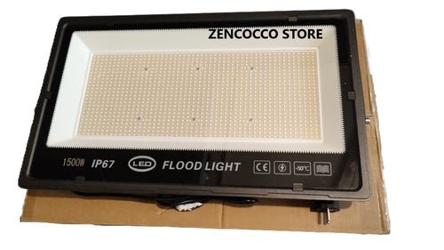 FARO LED SMD 1500W SLIM FLOOD LIGHT PROIETTORE luce fredda Esterno IP67 90LM/W