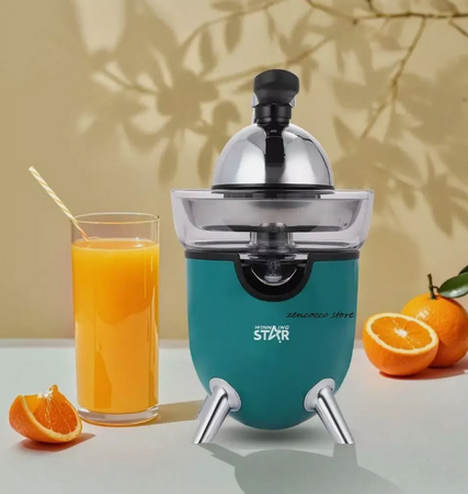 Spremiagrumi Elettrico 100W Filtro In Acciaio 2 CONI Rimovibili Leva Pressione