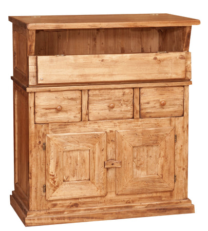 Biscottini Madia legno massello Tiglio Naturale 81x45x92 Biscottini Credenza Country